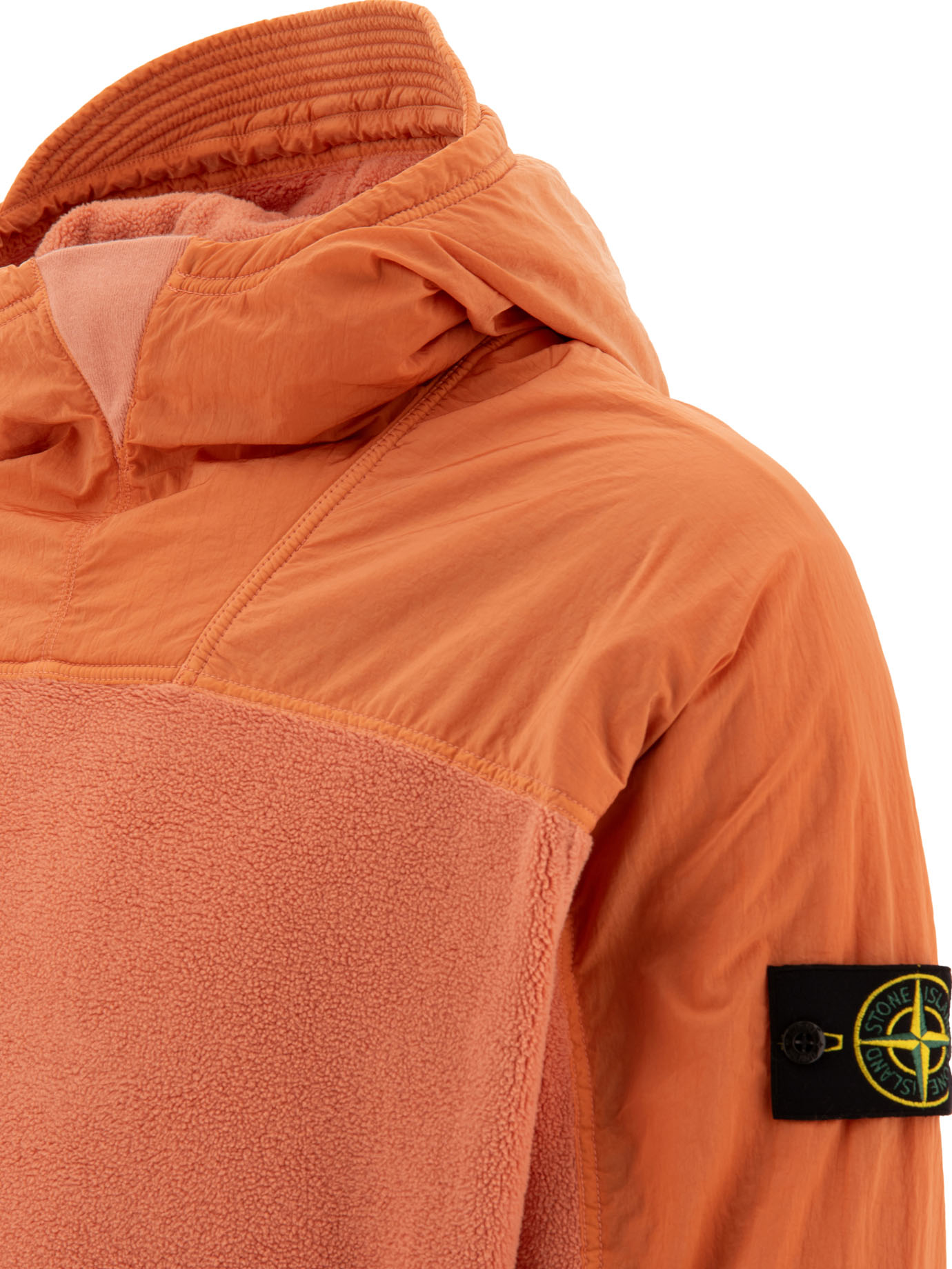 STONE ISLAND Orange Shepa hoodie